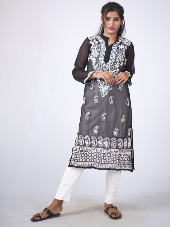 Georgette long kurti